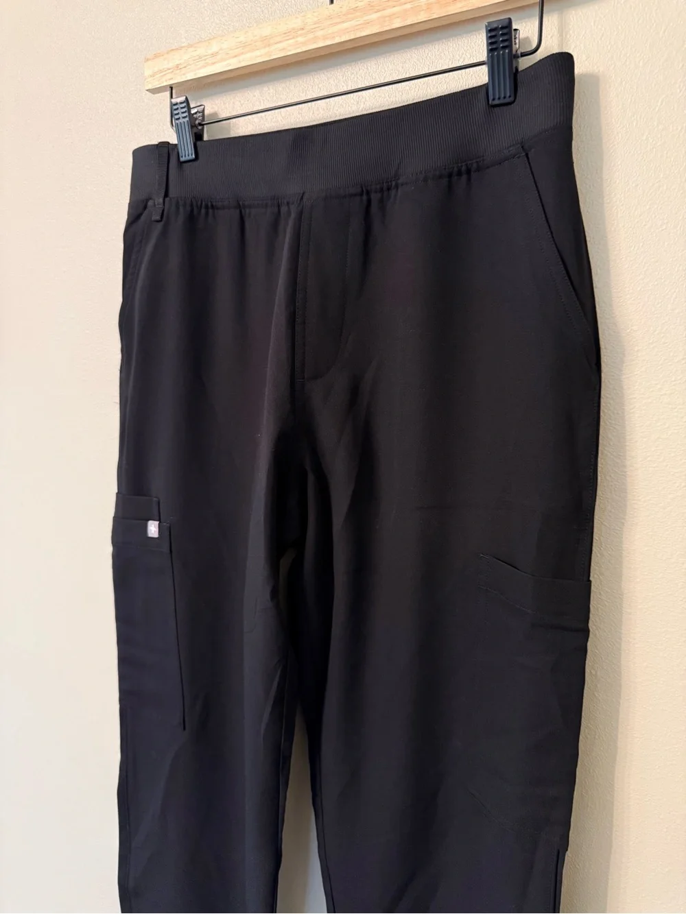 FIGS XTREME Racing Scrub Pants Black Small Tall NWT Rare